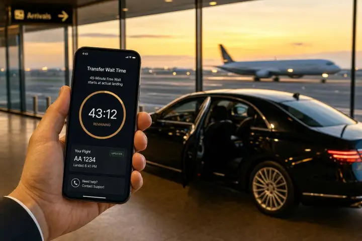Private Transfer Wait Time After Flight Delay